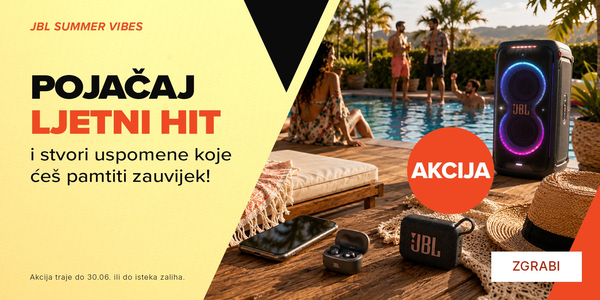 JBL audio na akciji 